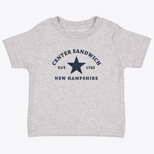 Center Sandwich New Hampshire Star Toddler T-Shirt
