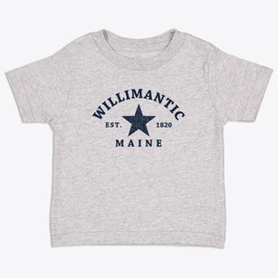 Willimantic Maine Star Toddler T-Shirt