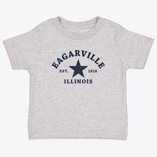 Eagarville Illinois Star Toddler T-Shirt