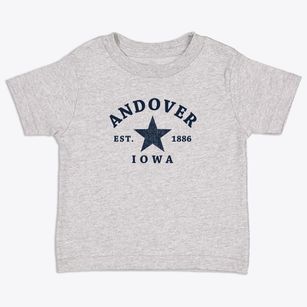Andover Iowa Star Toddler T-Shirt