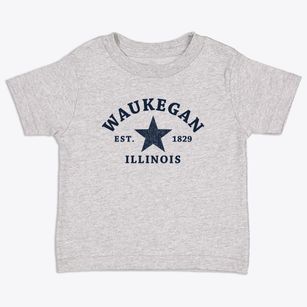 Waukegan Illinois Star Toddler T-Shirt