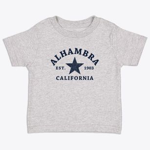 Alhambra California Star Toddler T-Shirt