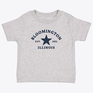 Bloomington Illinois Star Toddler T-Shirt