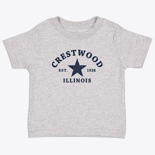 Crestwood Illinois Star Toddler T-Shirt