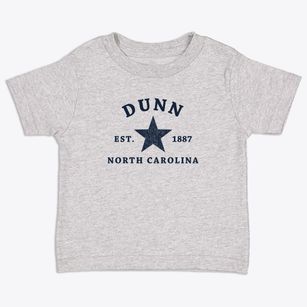 Dunn North Carolina Star Toddler T-Shirt