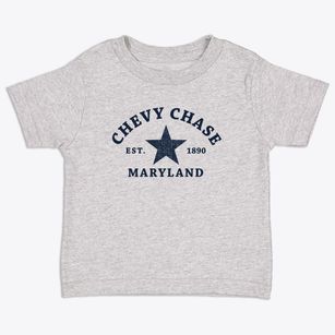 Chevy Chase Maryland Star Toddler T-Shirt