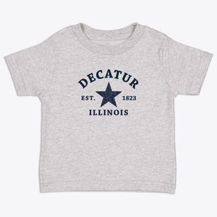 Decatur Illinois Star Toddler T-Shirt