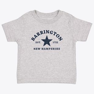 Barrington New Hampshire Star Toddler T-Shirt
