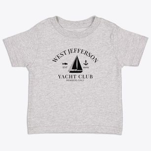 West Jefferson North Carolina Yacht Club Toddler T-Shirt