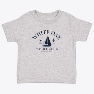 White Oak Mississippi Yacht Club Toddler T-Shirt