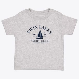 Twin Lakes Minnesota Yacht Club Toddler T-Shirt