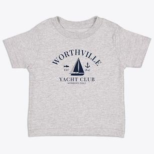 Worthville Kentucky Yacht Club Toddler T-Shirt