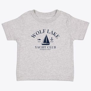 Wolf Lake Minnesota Yacht Club Toddler T-Shirt