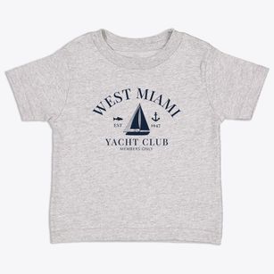 West Miami Florida Yacht Club Toddler T-Shirt