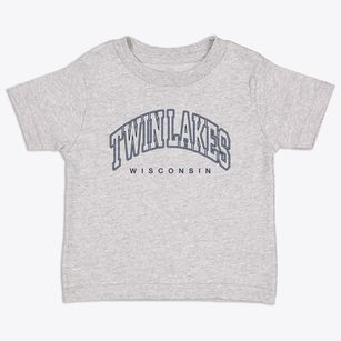 Twin Lakes Wisconsin Inline Toddler T-Shirt