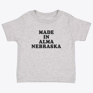 Alma Nebraska Classic 70s Toddler T-Shirt