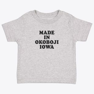 Okoboji Iowa Classic 70s Toddler T-Shirt