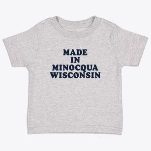 Minocqua Wisconsin Classic 70s Toddler T-Shirt
