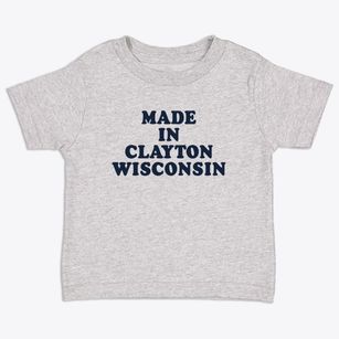 Clayton Wisconsin Classic 70s Toddler T-Shirt