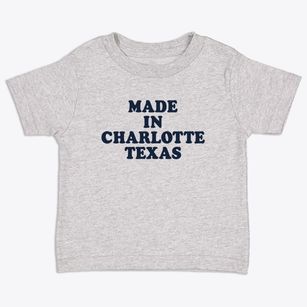 Charlotte Texas Classic 70s Toddler T-Shirt