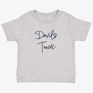 Devils Tower Wyoming Freestyle Toddler T-Shirt