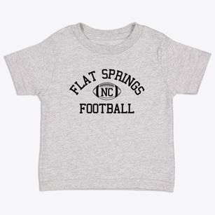Flat Springs North Carolina Football Toddler T-Shirt