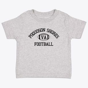 Poquoson Shores Virginia Football Toddler T-Shirt