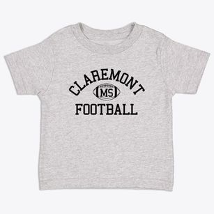 Claremont Mississippi Football Toddler T-Shirt