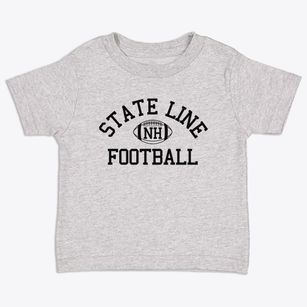State Line New Hampshire Football Toddler T-Shirt