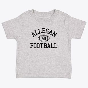 Allegan Michigan Football Toddler T-Shirt