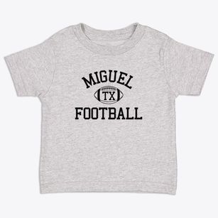 Miguel Texas Football Toddler T-Shirt