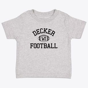 Decker Wisconsin Football Toddler T-Shirt