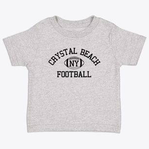 Crystal Beach New York Football Toddler T-Shirt