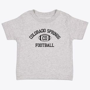 Colorado Springs Colorado Football Toddler T-Shirt