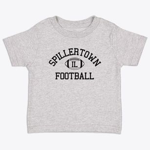 Spillertown Illinois Football Toddler T-Shirt
