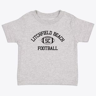 Litchfield Beach South Carolina Football Toddler T-Shirt