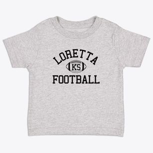 Loretta Kansas Football Toddler T-Shirt