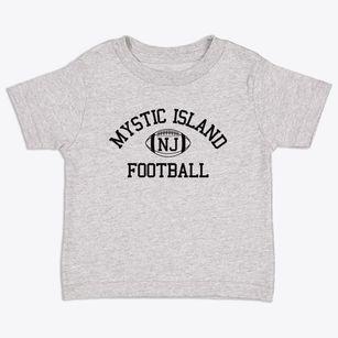 Mystic Island New Jersey Football Toddler T-Shirt