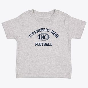 Strawberry Ridge North Carolina Football Toddler T-Shirt