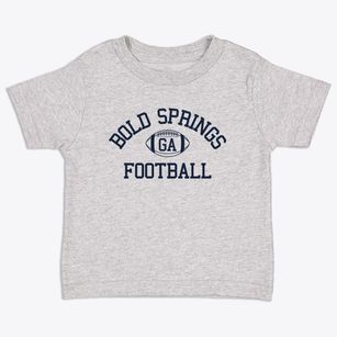 Bold Springs Georgia Football Toddler T-Shirt