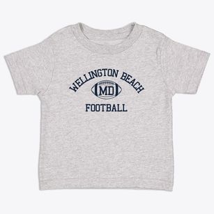 Wellington Beach Maryland Football Toddler T-Shirt