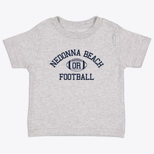 Nedonna Beach Oregon Football Toddler T-Shirt
