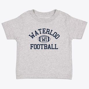 Waterloo Wisconsin Football Toddler T-Shirt