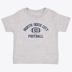 North Sioux City South Dakota Football Toddler T-Shirt