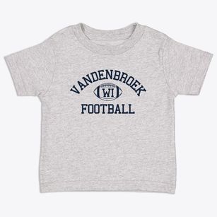 Vandenbroek Wisconsin Football Toddler T-Shirt