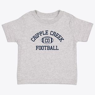 Cripple Creek Colorado Football Toddler T-Shirt