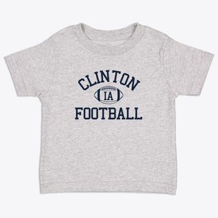 Clinton Iowa Football Toddler T-Shirt
