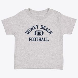 Dewey Beach Delaware Football Toddler T-Shirt