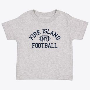 Fire Island New York Football Toddler T-Shirt