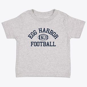 Egg Harbor New Jersey Football Toddler T-Shirt